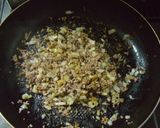 キャベツとひき肉のカレー風味炒め作り方2写真
