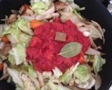トマト煮込みdeオムライス風プレート♡作り方7写真