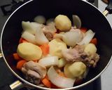 鶏肉じゃが作り方4写真