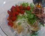 簡単☆水菜のサラダ♪作り方1写真