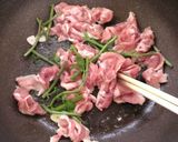 豚肉とクレソンのレモンバター炒め作り方5写真