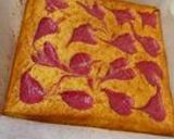 ホワイトチョコとラズベリーの♡ブラウニー作り方6写真