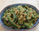 超シンプル！ゴーヤと豚バラの味噌炒め作り方6写真
