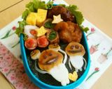 簡単すぎるオニなめこキャラ弁♪作り方6写真