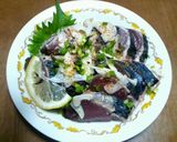 俺流のおつまみ！美味い♪鰹の塩たたき作り方4写真