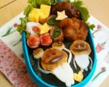 ☆天使なめこのキャラ弁☆作り方6写真