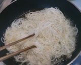 素麺アレンジ～揚げ素麺であんかけ焼きそば作り方4写真