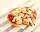 火は使わない♪ワンタンの皮de包み焼き作り方16写真