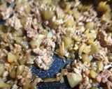 簡単一品！搾菜キムチと挽肉の冷奴♬作り方4写真