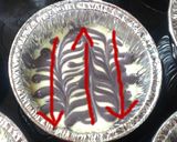 オレオNYチーズケーキ★ゼブラ柄風作り方10写真