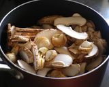 ベビーホタテと椎茸の佃煮作り方4写真