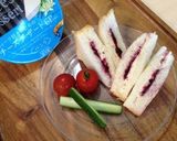 6Pチーズケーキとジャムでサンドイッチ作り方4写真