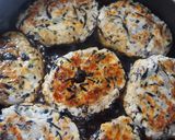 体に優しい✿黒の豆腐ハンバーグ作り方4写真
