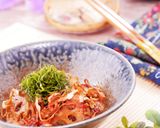 オリーブオイル蓮根の塩麹アボトマドレがけ作り方6写真
