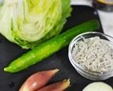 カリカリじゃこと茗荷のサラダ♪作り方1写真