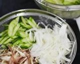 カリカリじゃこと茗荷のサラダ♪作り方2写真