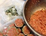 おうち居酒屋♯ピーマン輪切肉詰◎作り方3写真