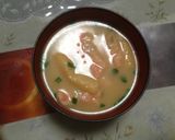 ニラと紅生姜のすいとん汁作り方5写真