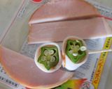 お弁当に超簡単♪オクラ☆ハム作り方2写真