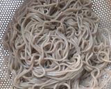鰹と枝豆の冷やしそば作り方1写真