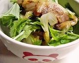 焼豚と玉ねぎの甘辛丼ー水菜添え作り方7写真