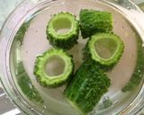 ゴーヤの肉詰め♪作り方1写真