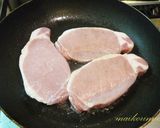 トンテキソース丼　作り方4写真