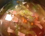 残りレタス☆簡単・手抜き☆夏スープ作り方5写真