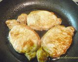 トンテキソース丼　作り方5写真