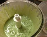 朝食に★豆乳で抹茶風味のバナナドリンク作り方1写真
