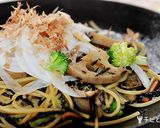 ☆ひじきの煮物でヘルシーな和風パスタ☆作り方5写真