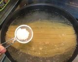 簡単牡蠣パスタ作り方1写真