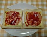 ★簡単なホットサンドで～す。♪作り方4写真
