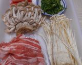 豚ばら肉ときのこのあんかけご飯作り方1写真