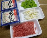 簡単に出来る！すき焼き風肉豆腐♪作り方1写真