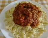 ★手打ちパスタとミートソースでランチ。♪作り方18写真