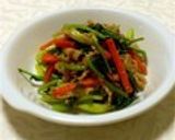 ごまたっぷり☆ほうれん草と豚肉の炒め和え作り方8写真