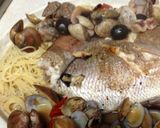 タイのアクアパッツア パスタ添え作り方5写真