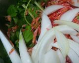 三つ葉と干しエビのかき揚げ作り方1写真