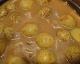 しんじゃが（小粒）と豚肉の味噌煮込み作り方5写真