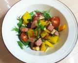 スパムと豆腐と水菜のさっぱりサラダ★作り方6写真