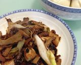干し筍の豚肉炒め（江南笋干烧肉）作り方7写真