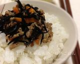 ひじきと豚挽き肉のひじきそぼろ作り方9写真
