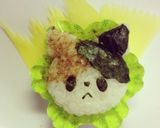 のりとかつおぶしで三毛猫ちゃん＊キャラ弁作り方8写真