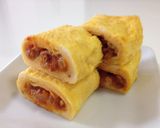 お弁当に❤ミートソースINたまご焼き作り方3写真