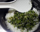 蕪の葉っぱとしらすのまぜごはん作り方4写真