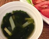 昆布で茹でた棒棒鶏＋わかめスープ　作り方4写真