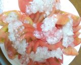 ♬冷やしトマト　サラダ♬作り方4写真