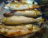 圧力鍋で鮎の減塩甘露煮作り方2写真
