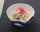 豆腐・玉ねぎでヘルシーな豚肉の丼(豚丼)作り方5写真